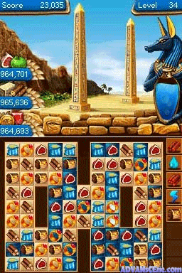 Jewel Master Egypt screenshot 3 for Nintendo DS